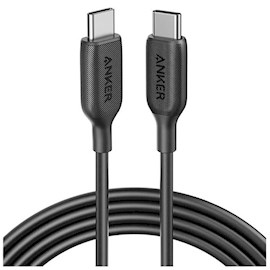 USB კაბელი Anker A8852H11 PowerLine III USB-C to USB-C 2.0 Cable Black
